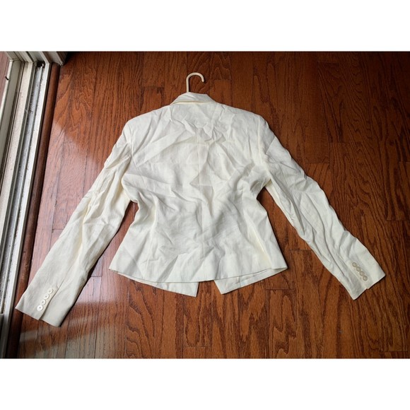 Chaps 100% Linen Women's Blazer Size 8 - Picture 3 of 3